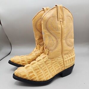 New Youth Donaldo Mexico Pointed Toe Alligator Leather Western Cowboy Boots 13